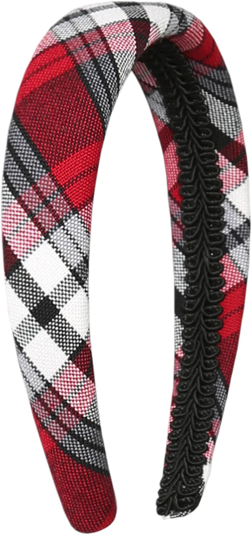 Plaid 69 Padded Headband