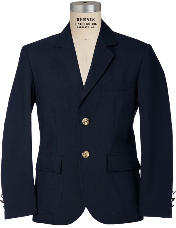 Lincoln Prep Mens Gabardine Long Blazer