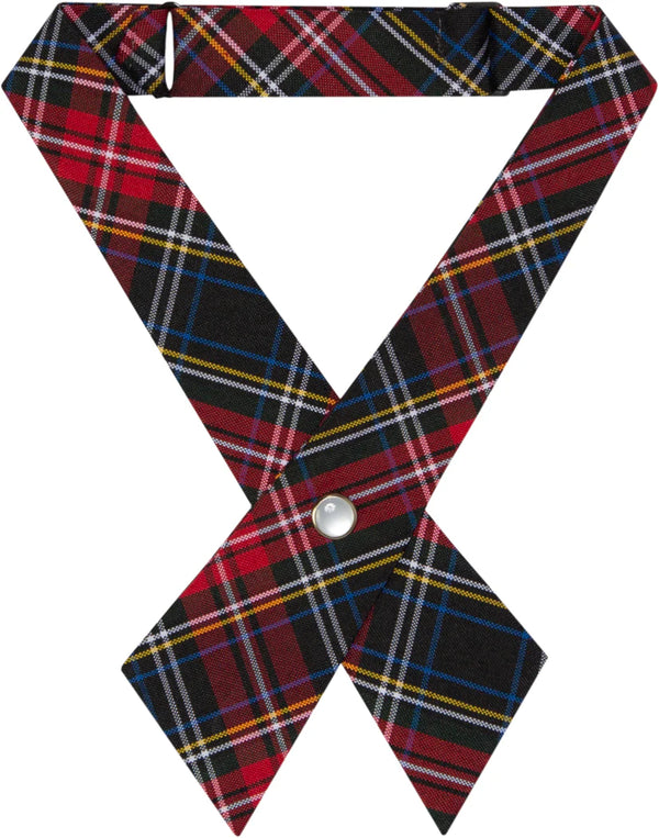 Plaid 56 Pearl Snap Cross Over Tie