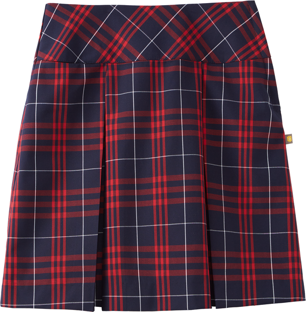 Hamilton Plaid Drop Yoke Kick Pleat Skort