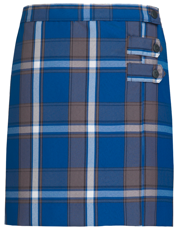 Grant Plaid Double Tab Pleat Skort
