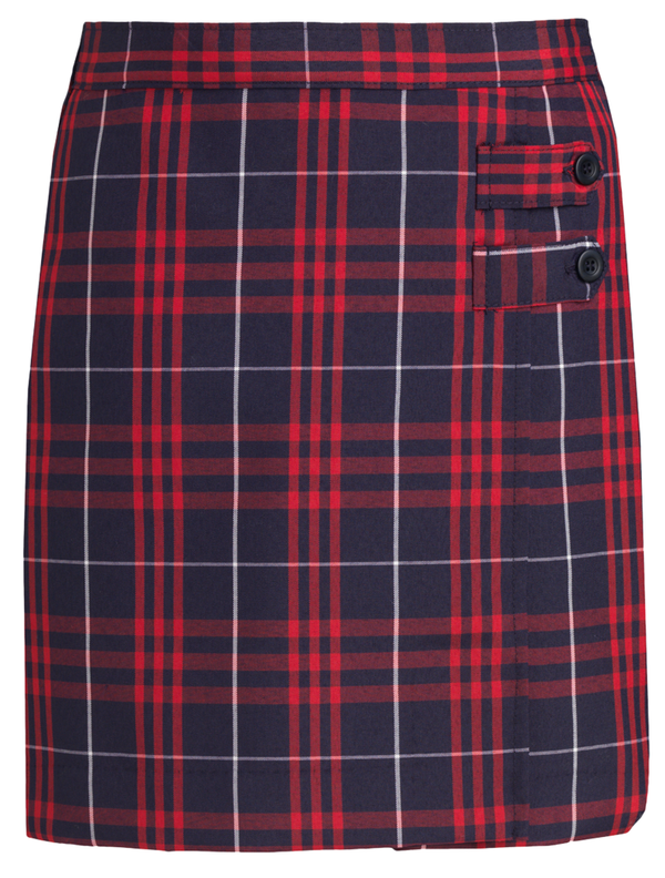 Hamilton Plaid Double Tab Pleat Skort