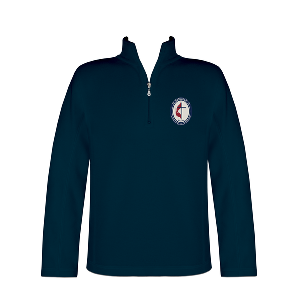 St. Marks 1/4 Zip Mock Neck Microfleece Pullover