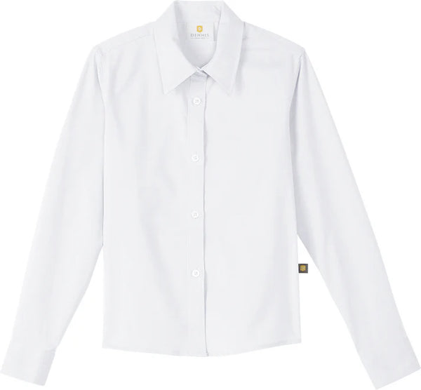 Veritas Prep Feminine Fit Long Sleeve Oxford Shirt - FINAL SALE