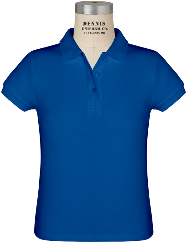 St. Thomas Aquinas Short Sleeve Feminine Fit Pique Polo