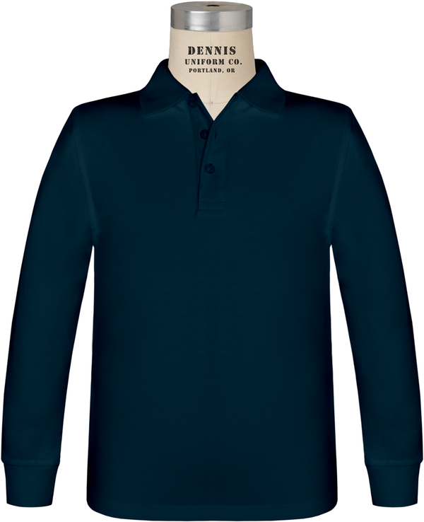 Veritas Prep Long Sleeve Jersey Polo - FINAL SALE