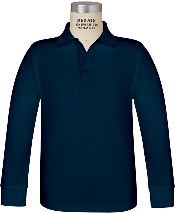 Veritas Prep Long Sleeve Pique Polo