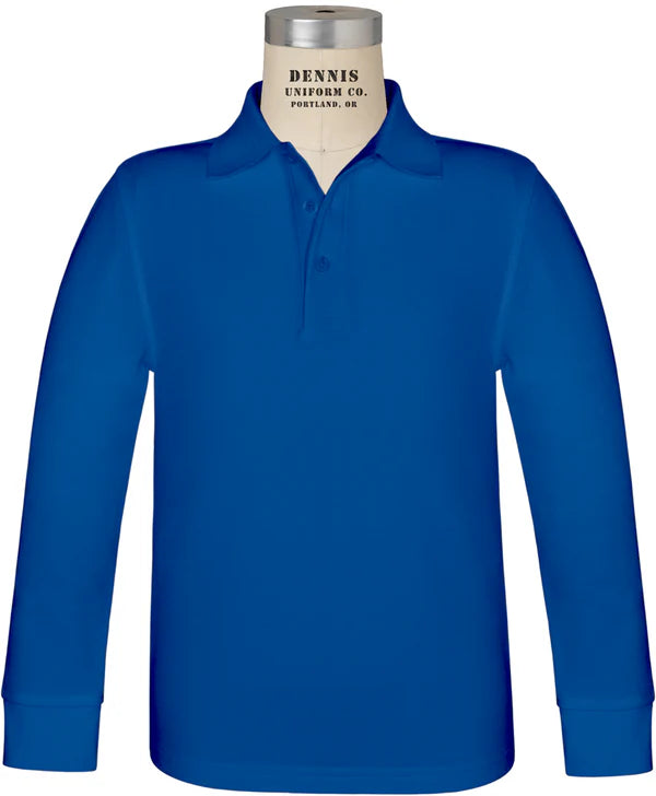 St. Thomas Aquinas Long Sleeve Pique Polo