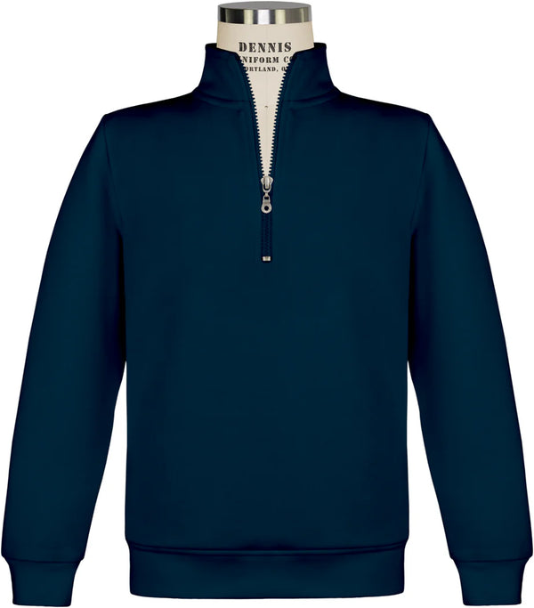 Navy 1/4 Zip Pullover Sweatshirt