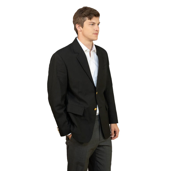 Mens Single Breasted Navy Blazer