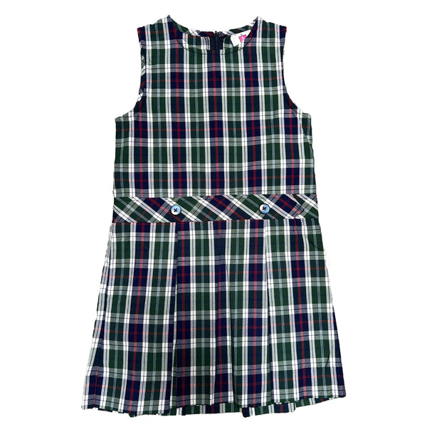 Our Lady of Perpetual Help Kick Pleat Plaid Jumper (Grades PS-3)