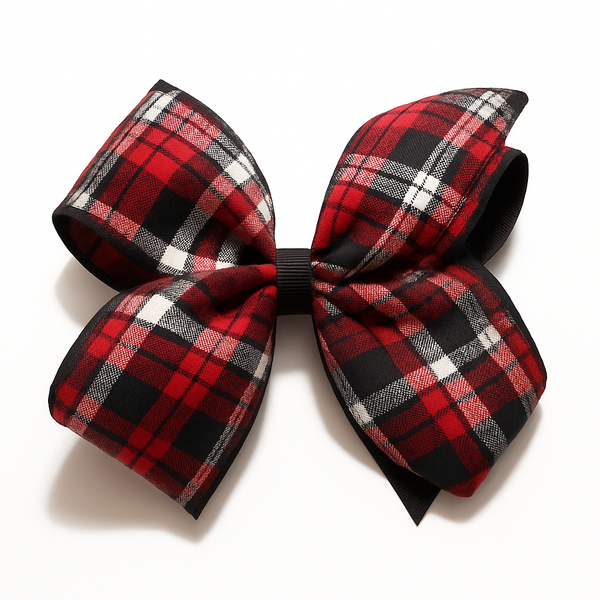 Plaid 69 Big Hair Bow