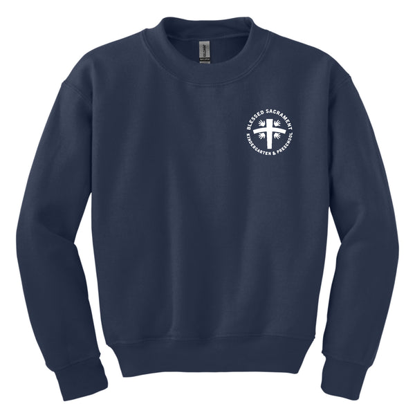 Blessed Sacrament Crew Neck Fleece Sweatshirt