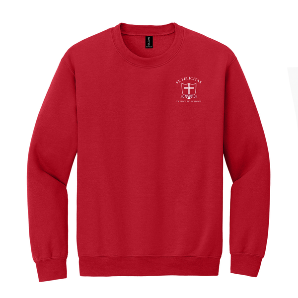St. Felicitas Catholic Crew Neck Fleece Sweatshirt