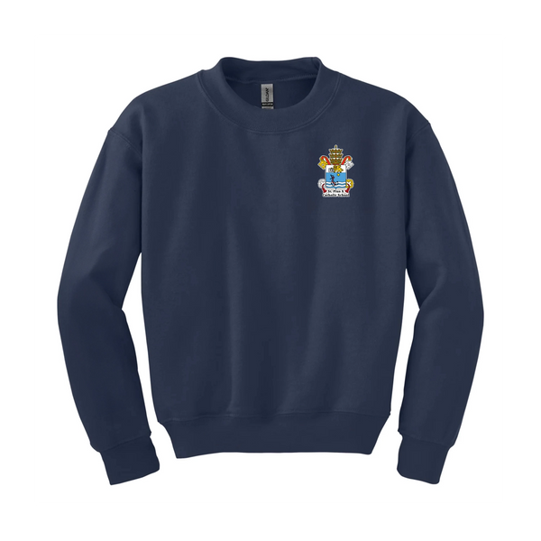 St. Pius X Crew Neck Fleece Sweatshirt