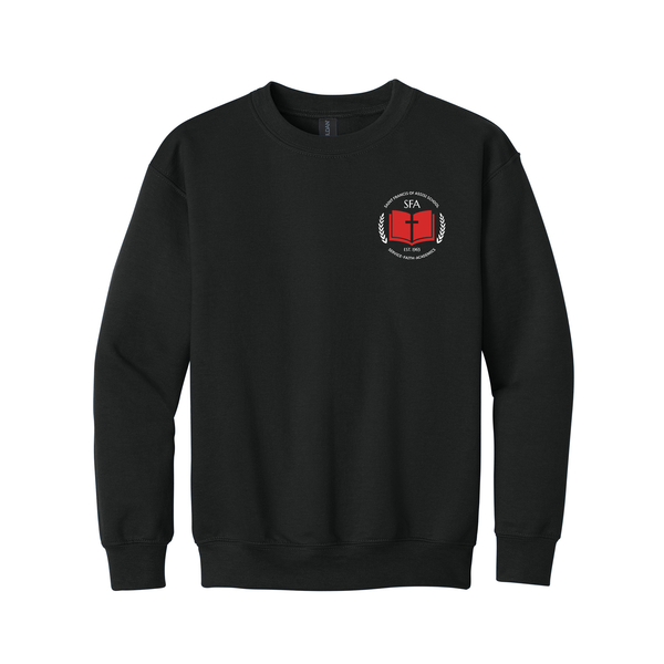 Saint Francis of Assisi Crew Neck Fleece Sweatshirt