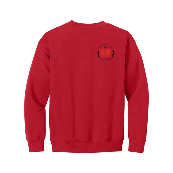 Saint Francis of Assisi Crew Neck Fleece Sweatshirt