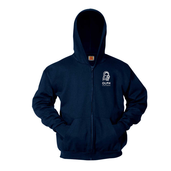 Our Lady Of Perpetual Help Glendale Full-Zip Hooded Fleece Sweatshirt