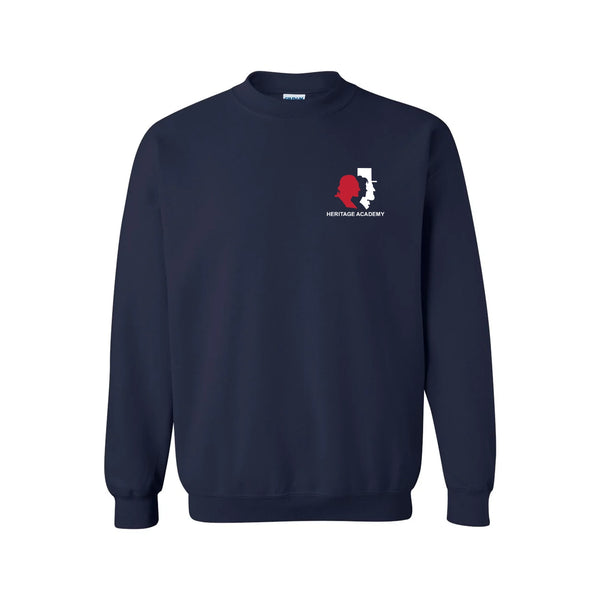 Heritage Academy Crew Neck Fleece Sweatshirt