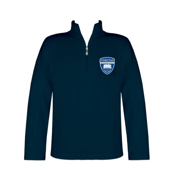 Veritas Prep 1/4 Zip Mock Neck Microfleece Pullover