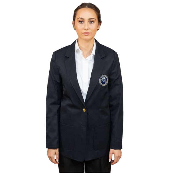 Chesterton Academy Ladies Single Breasted Navy Blazer