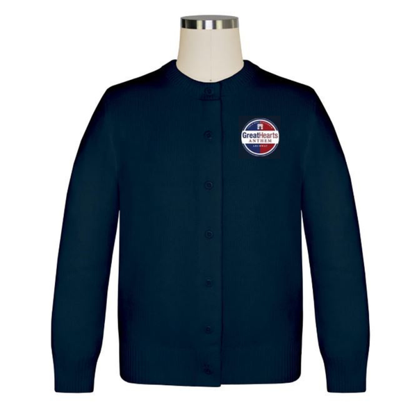 Archway Anthem Long Sleeve Crew Neck Button Cardigan