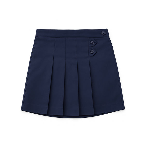 2 Button Classic Navy Skort