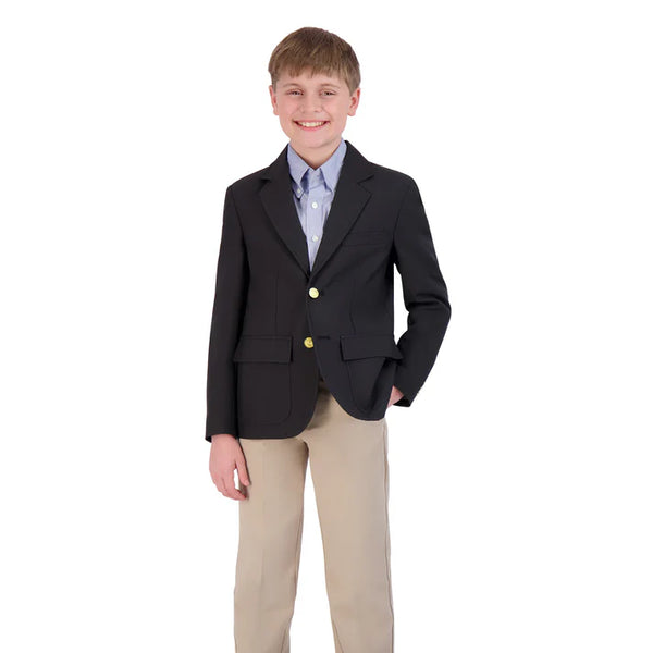 Boys Single Breasted Navy Blazer