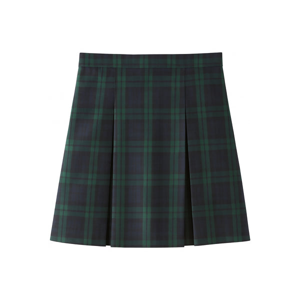 Plaid 79 2 Kick Pleat Skirt
