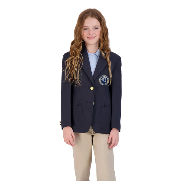 Chesterton Academy Girls Single Breasted Navy Blazer