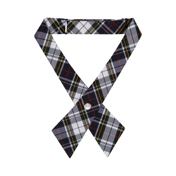 PLD8B Marymount Plaid Crossover Tie