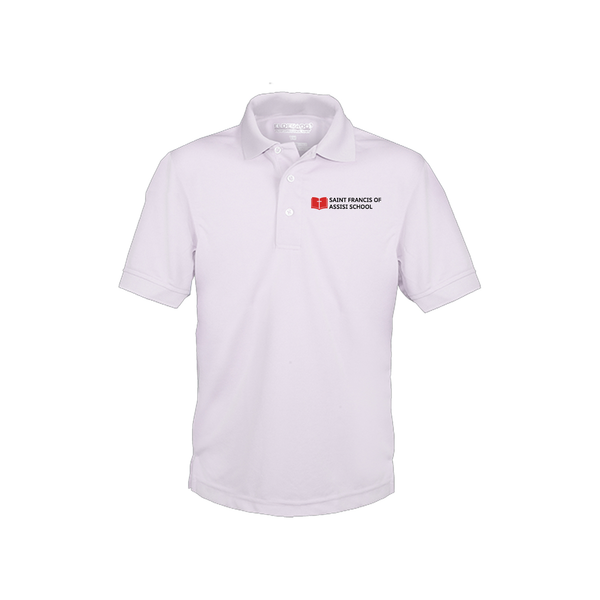 Saint Francis Catholic Unisex Performance Short Sleeve Polo