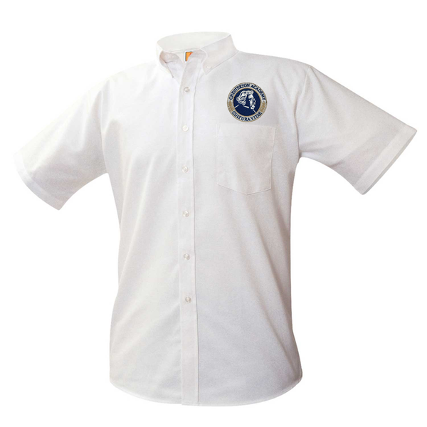Chesterton Academy Male White Classic Oxford Short Sleeve