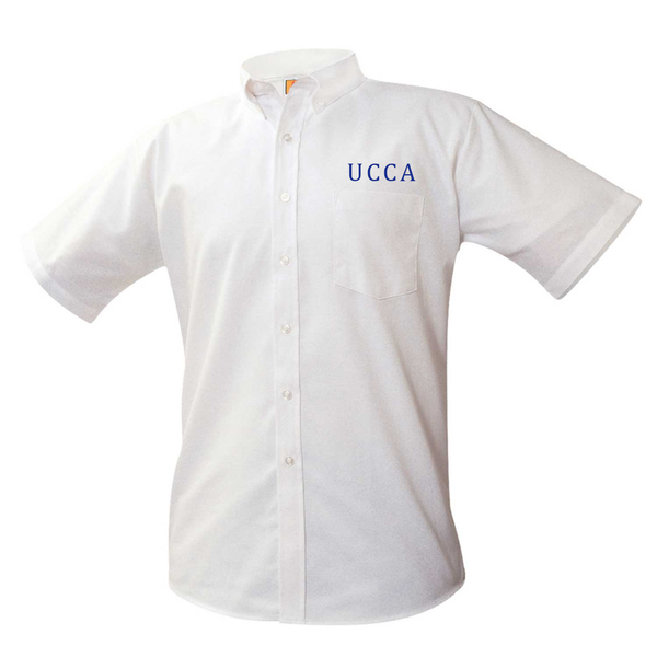 Union City Male White Classic Oxford Short Sleeve