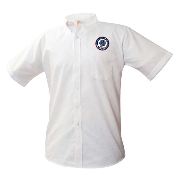 Union City Male White Classic Oxford Short Sleeve