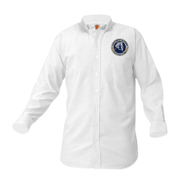 Chesterton Academy Male White Classic Oxford Long Sleeve