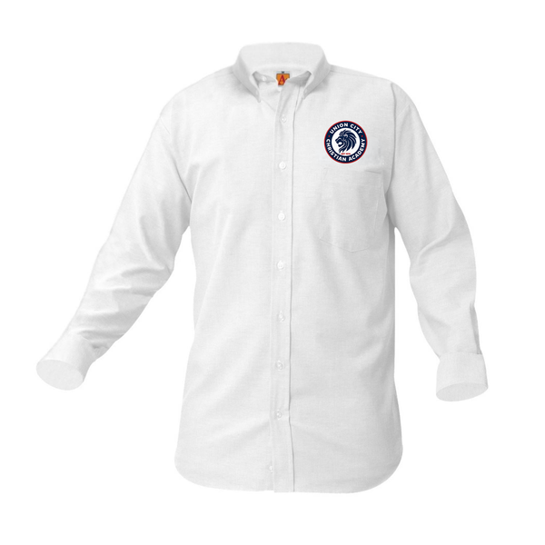 Union City Male White Classic Oxford Long Sleeve