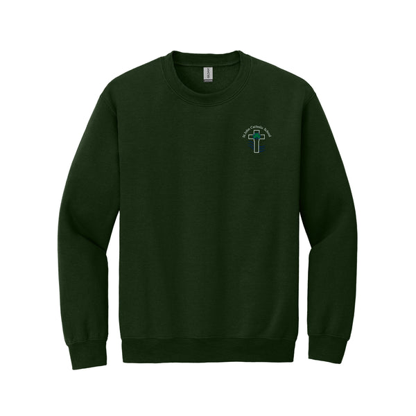 St. John Catholic Crew Neck Fleece Sweatshirt