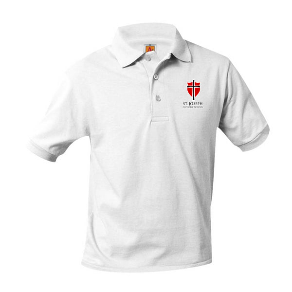 St. Joseph Unisex Jersey Knit Short Sleeve Polo
