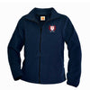 St Luke Unisex Navy Polar Fleece Full Zip Jacket