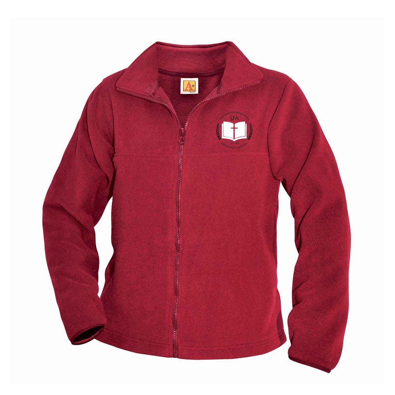 Saint Francis Catholic Unisex Polar Fleece Full Zip Jacket