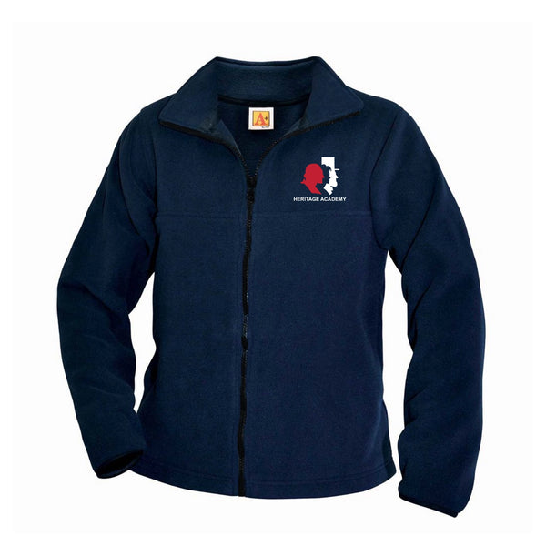 Heritage Academy Unisex Polar Fleece Full Zip Jacket