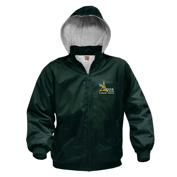 St. Teresa of Avila Green Raincoat Jacket K-5