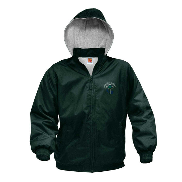 St. John Catholic Green Raincoat *Special Order*