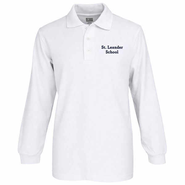Saint Leander Unisex Classic Pique Long Sleeve Polo