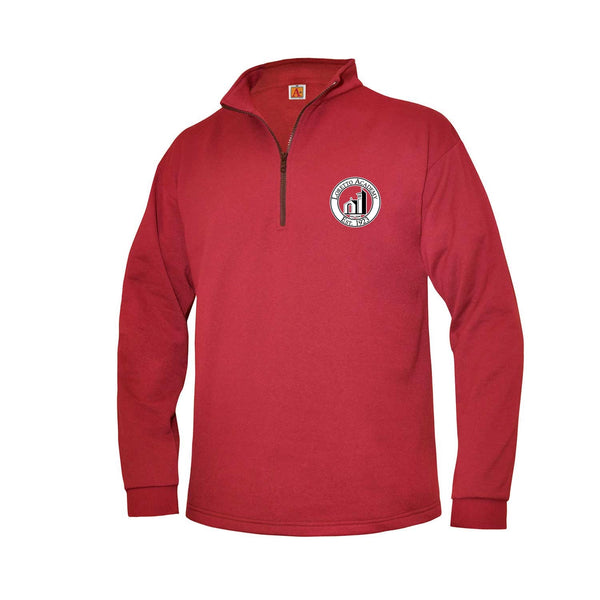 Loretto High School Unisex Quarter Zip Fleece Pullover