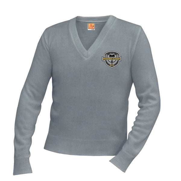 Bridgeway Academy Unisex V Neck Pullover Sweater