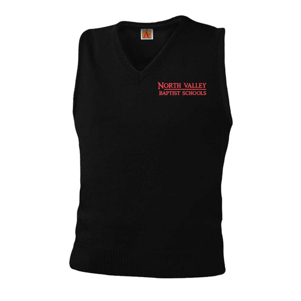 North Valley Baptist Fine-Gauge V-Neck Pullover Vest