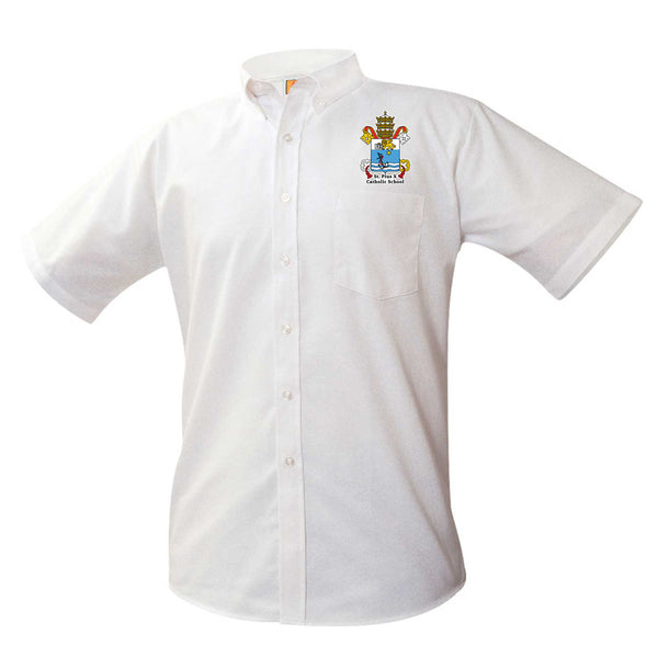 St. Pius X Male Oxford Short Sleeve