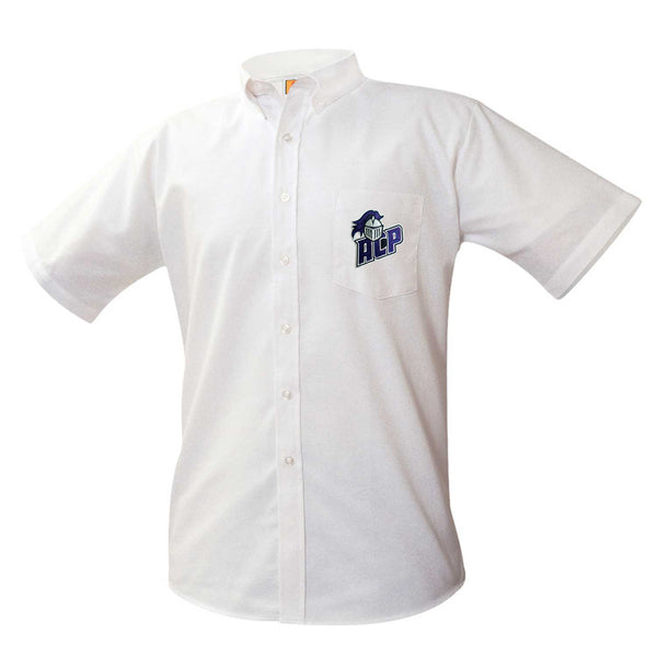Arizona College Prep Male Oxford Short Sleeve - Patch on the pocket